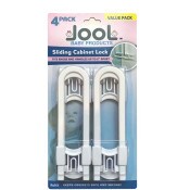 Wholesale - 4pc JOOL BABY PRODUCTS WHT SLIDING CABINET LOCK C/P 85